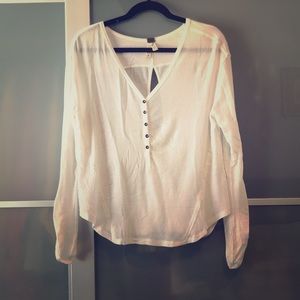Soft, button down long sleeve